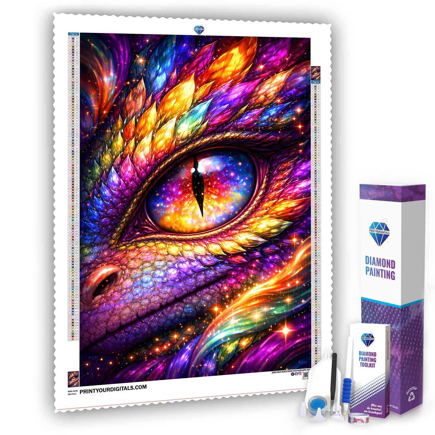 Diamond Painting – Regenbogendrache