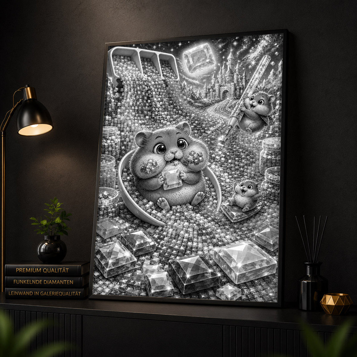 Mystery Painting - Steinchendieb Tipsi