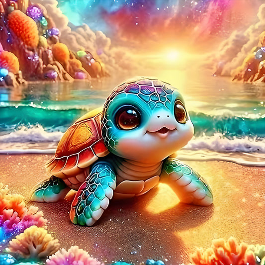 Diamond Painting – Schildkrötenzauber