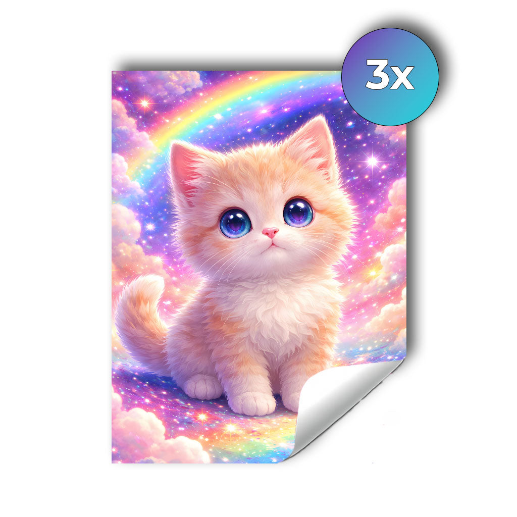 Sticker – Regenbogenkätzchen