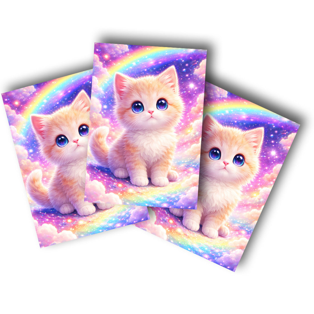 Sticker – Regenbogenkätzchen