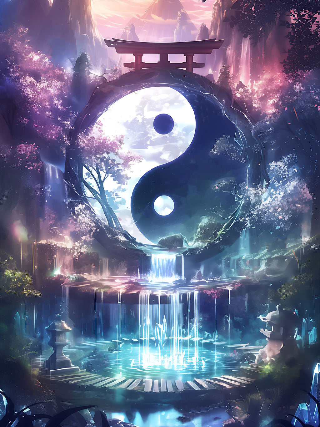 Diamond Painting - Tempel der Stille