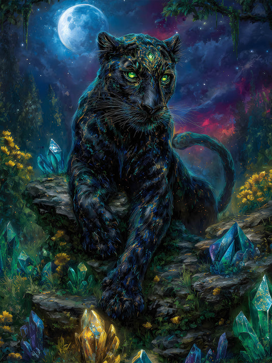 Diamond Painting – Mondpanther Luna
