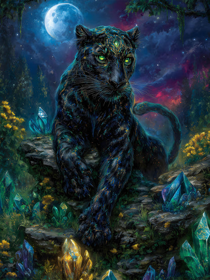 Diamond Painting – Mondpanther Luna