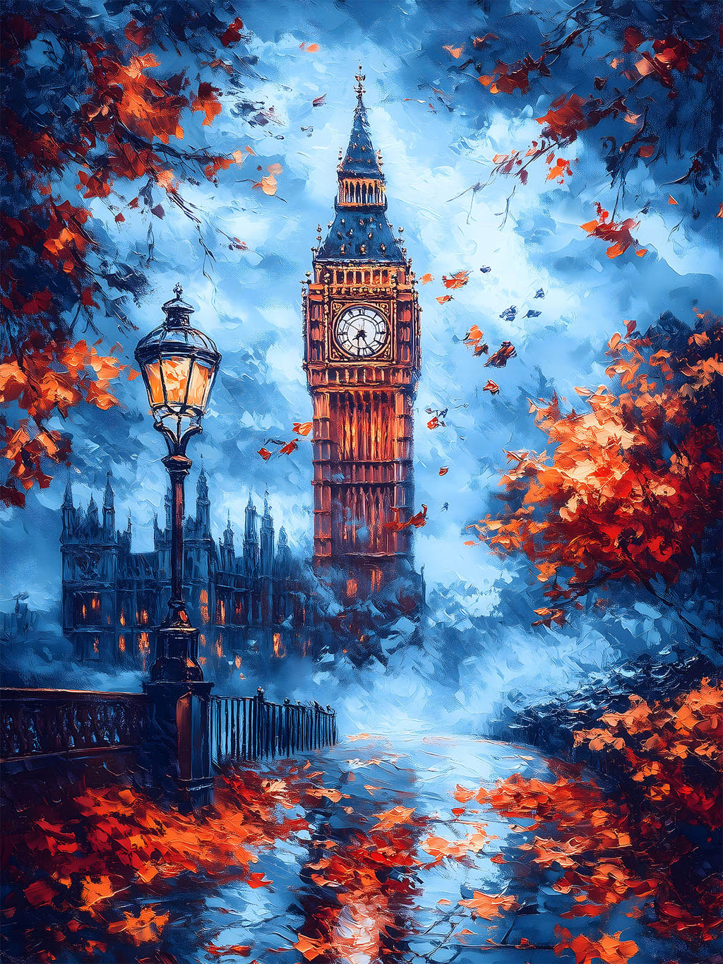 Diamond Painting - Big Ben im August