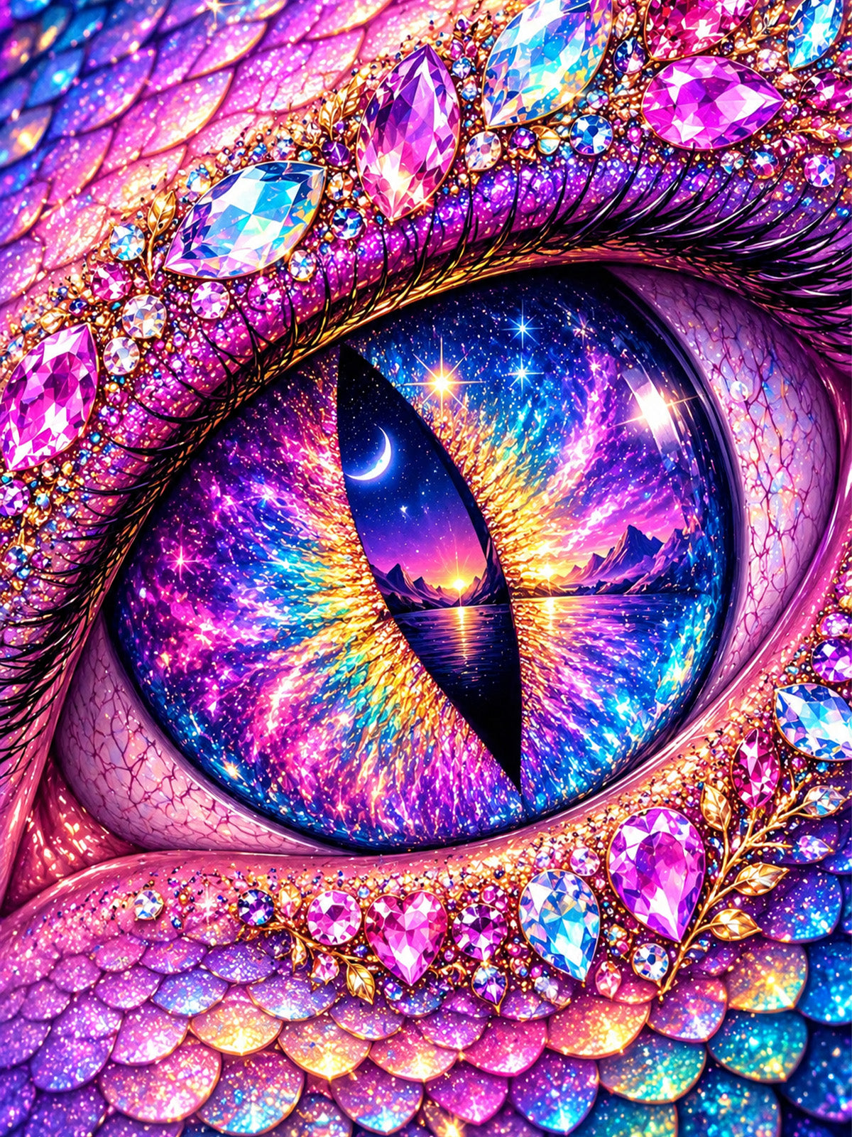 Diamond Painting – Auge der Sternenwelten