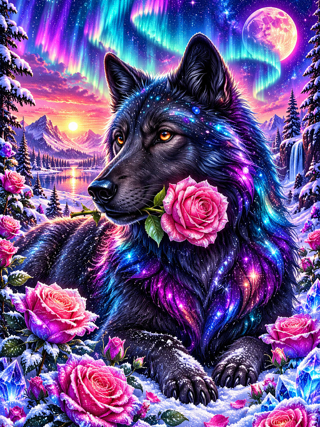 Diamond Painting - Wächter der Nordlichter