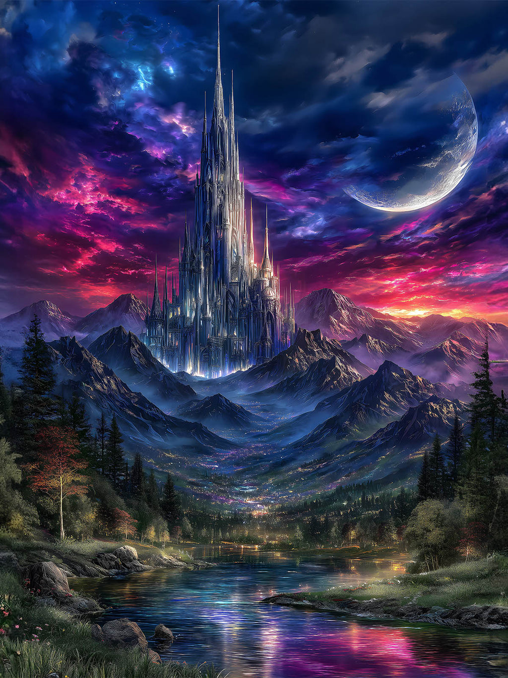 Diamond Painting – Kristallstadt