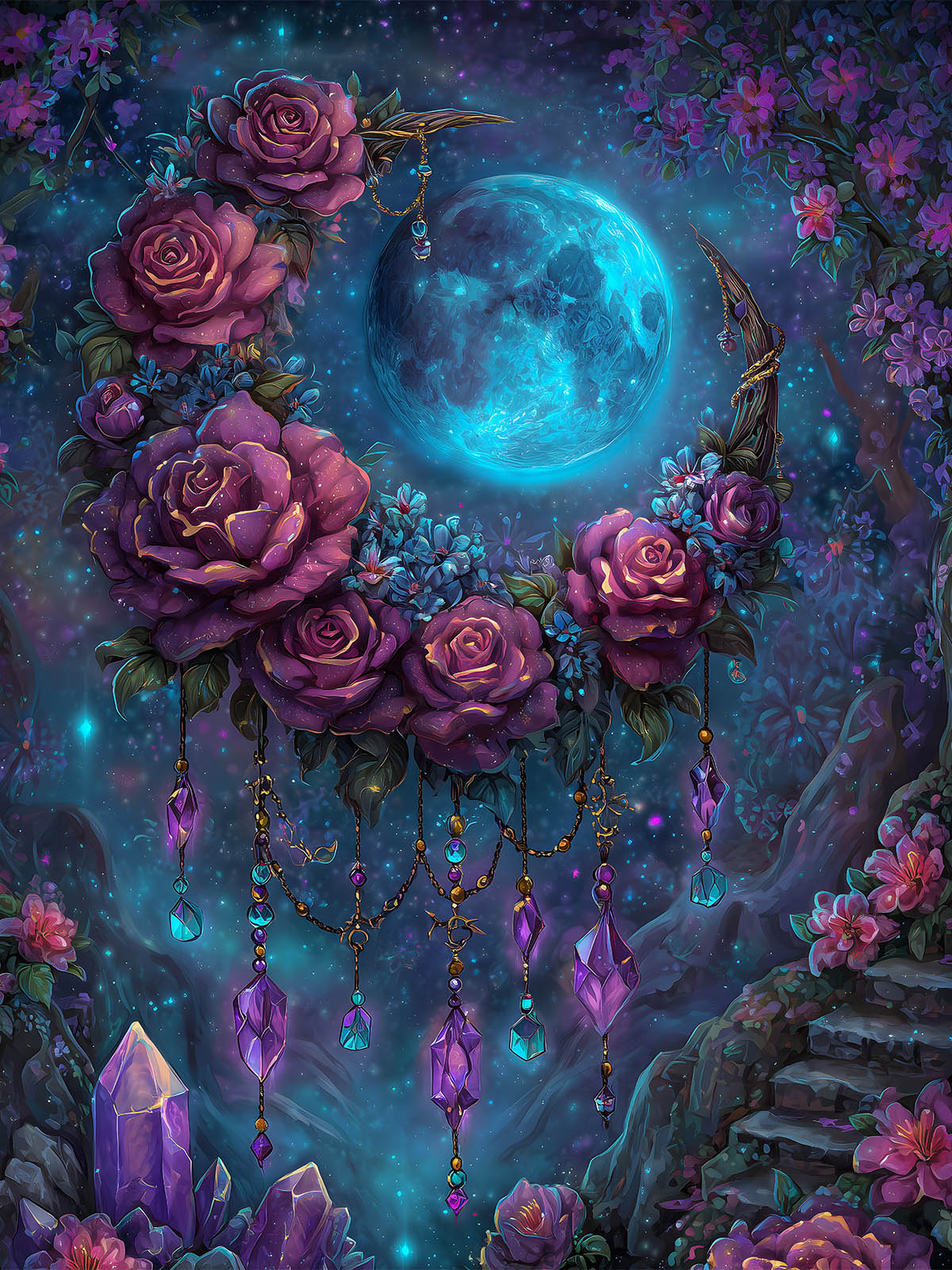 Diamond Painting – Mystischer Traumfänger