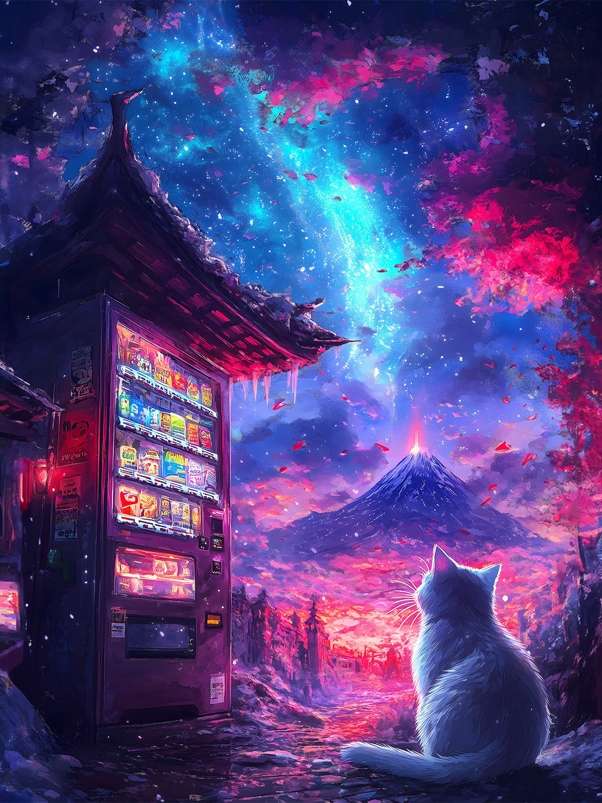 Diamond Painting – Mystische Nachtkatze