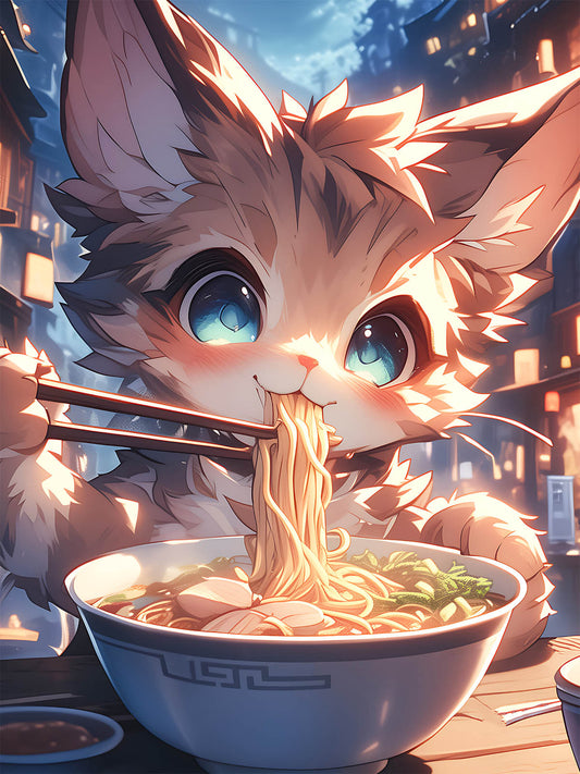 Diamond Painting - Ramenkatze