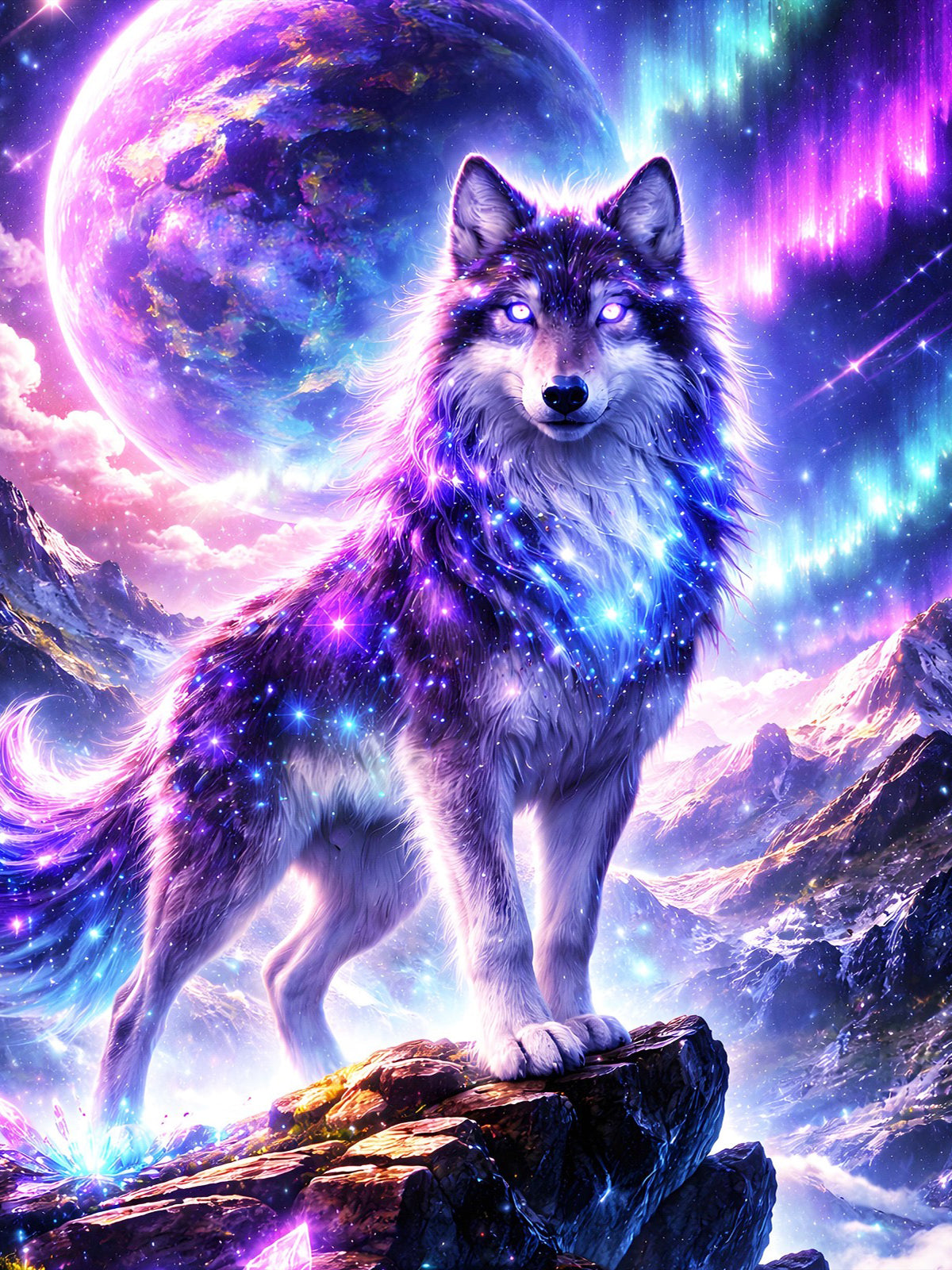 Diamond Painting – Wächter der Sternennacht