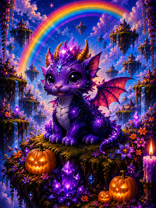 Diamond Painting - Fledermausdrache