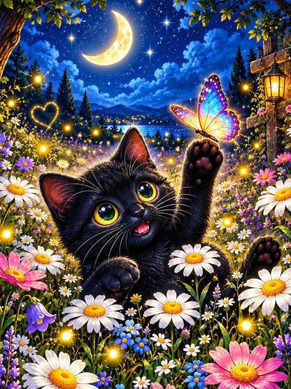 Diamond Painting - Tanz der Glühwürmchen