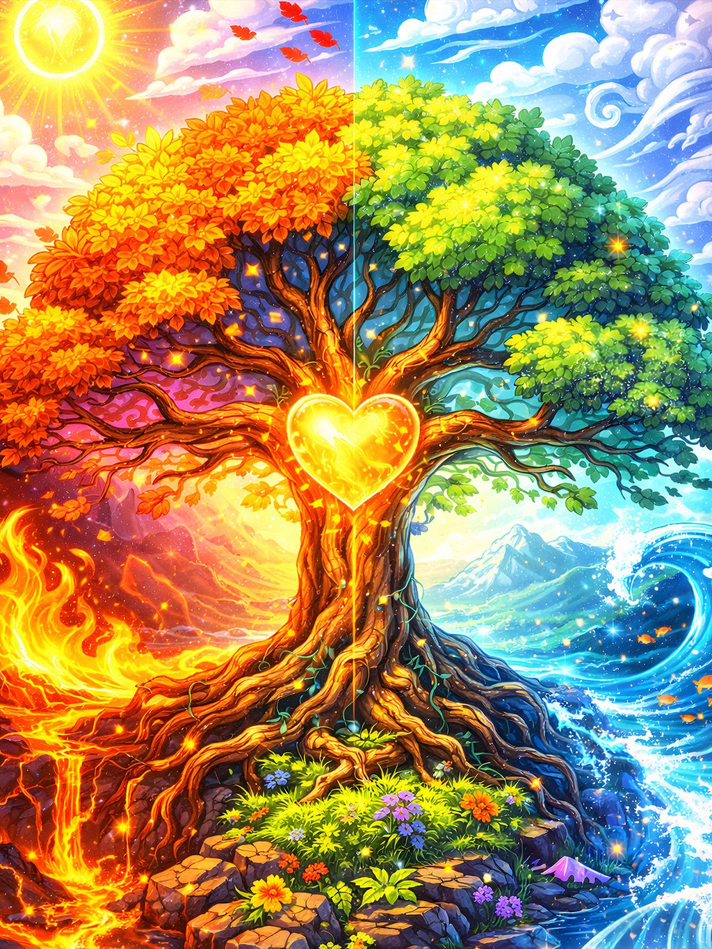 Diamond Painting - Lebensbaum