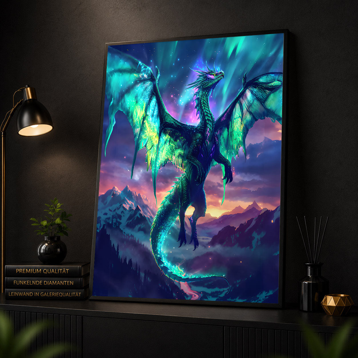 Diamond Painting - Aurora-Drache